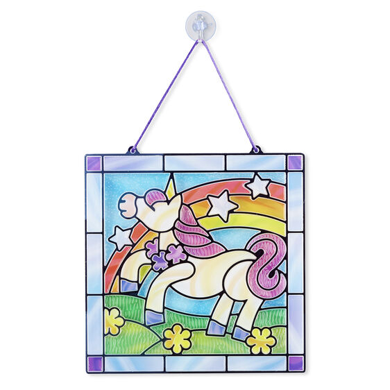 9299 - Unicorn Stained Glass