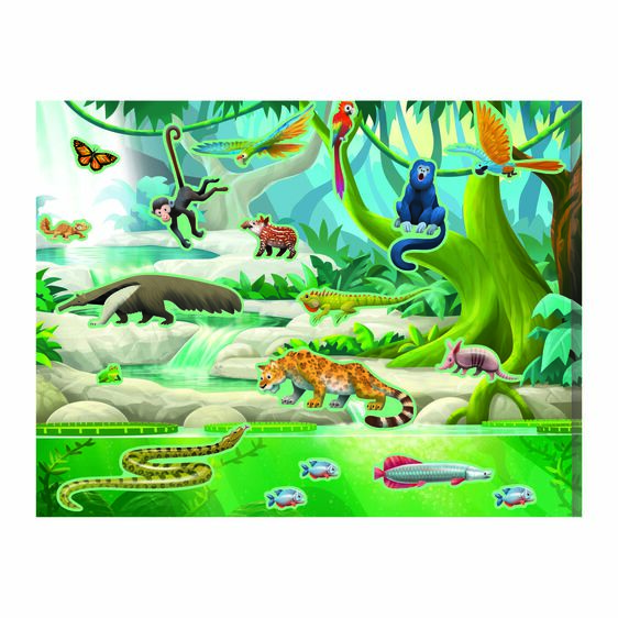 30502 - Reusable Sticker Pad - Jungle and Savanna