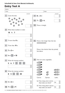 First Mental Arithmetic Teacher's Guide