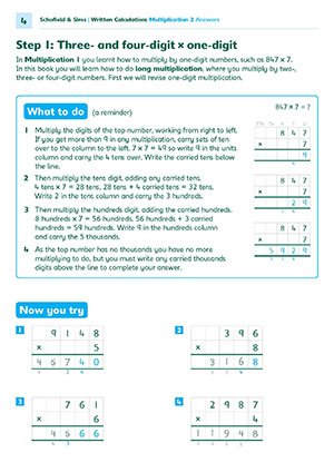 Written Calculation: Multiplication 2 Answers