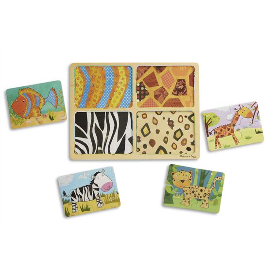 31362 - NP Wooden Puzzle: Animal Patterns