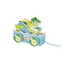 3615 - FIRST PLAY Friendly Frogs Pull Toy