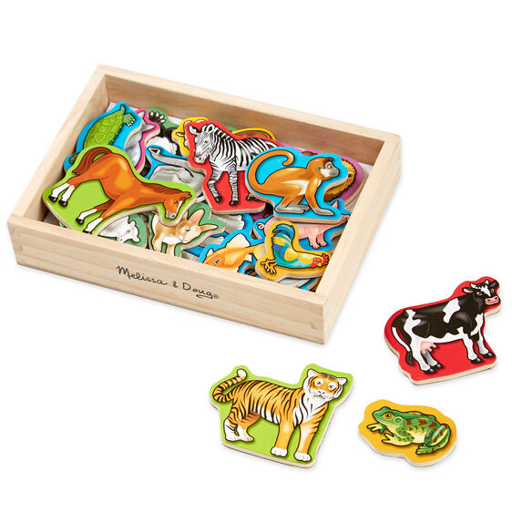 475 - Wooden Animal Magnets