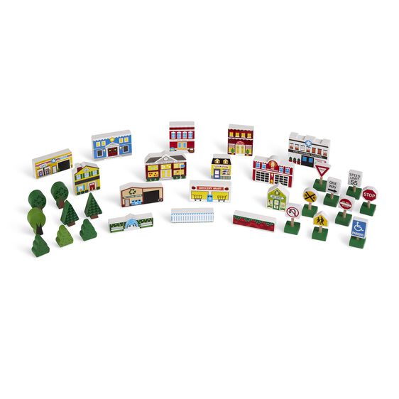 4796 - Wooden Town Play Set