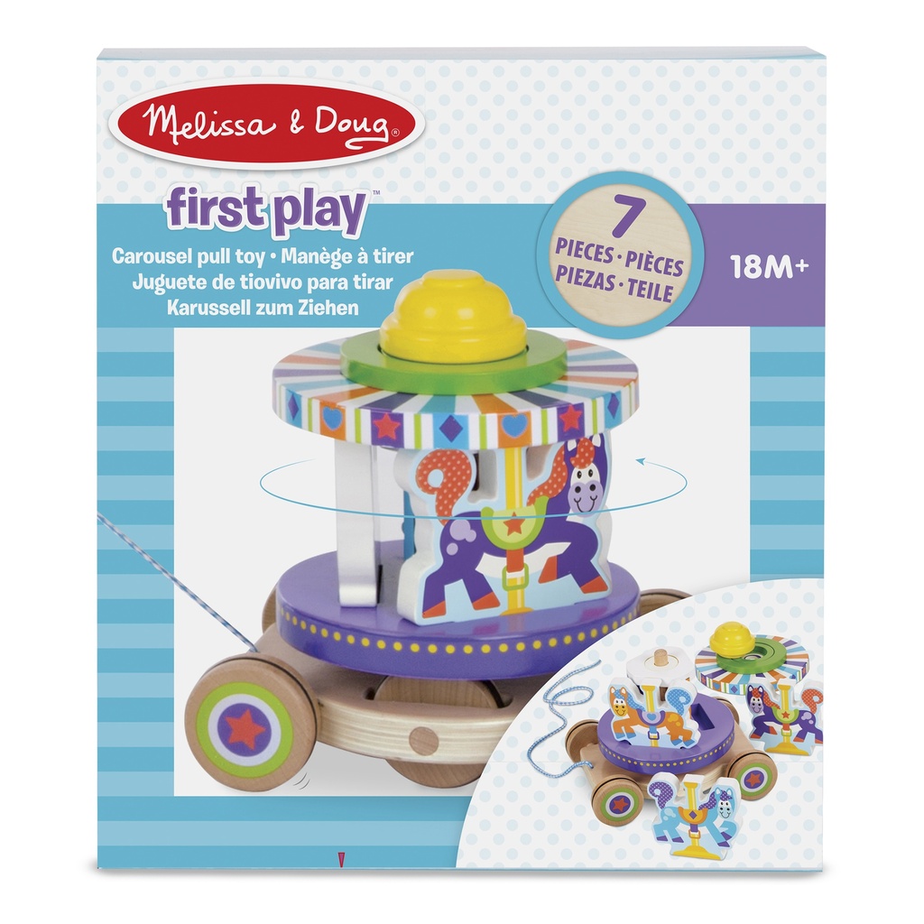 3616 - First Play Carousel Pull Toy