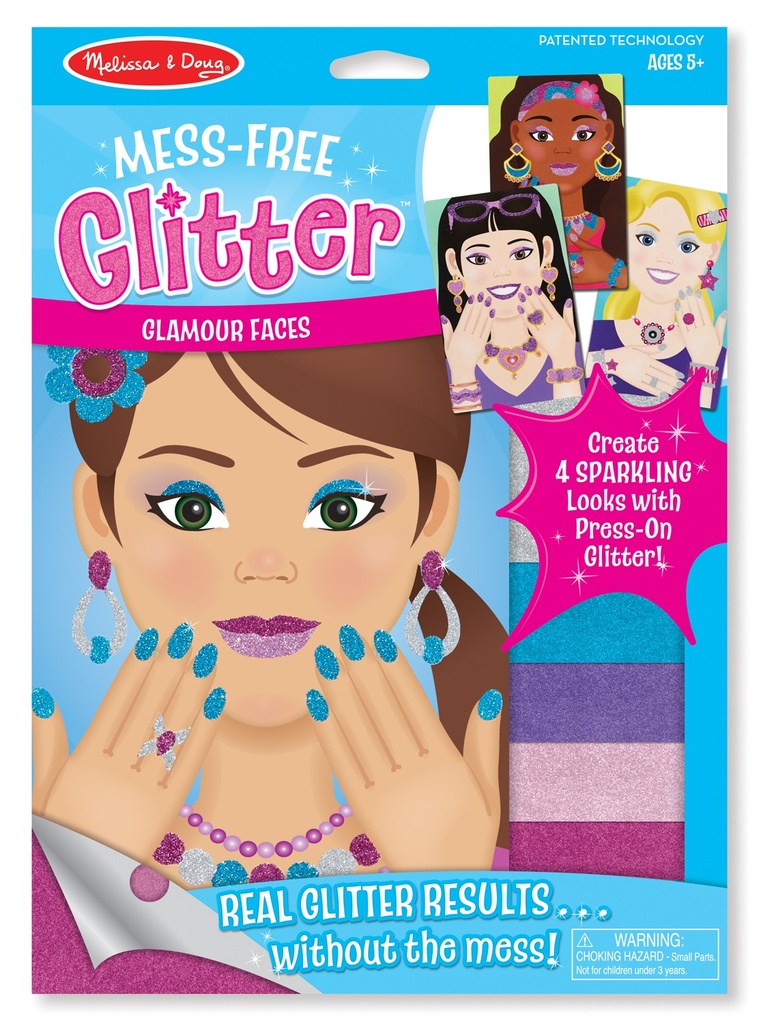 9505 - Glamour Faces - Mess Free Glitter