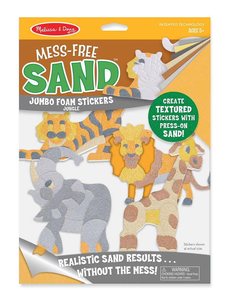 30043 - Mess Free Sand Stickers - Jungle