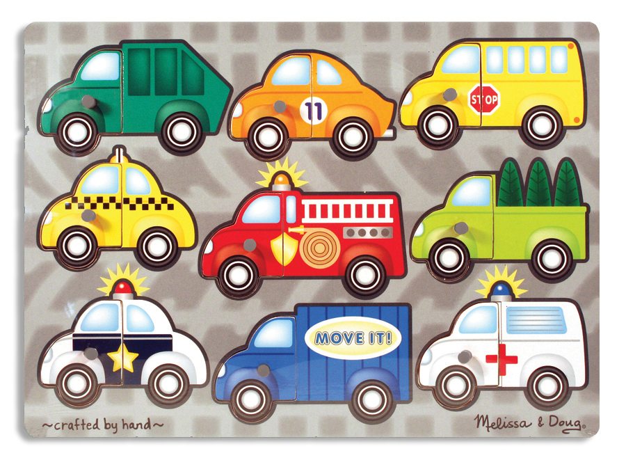 3269 - Vehicles Mix 'n Match Peg Puzzle