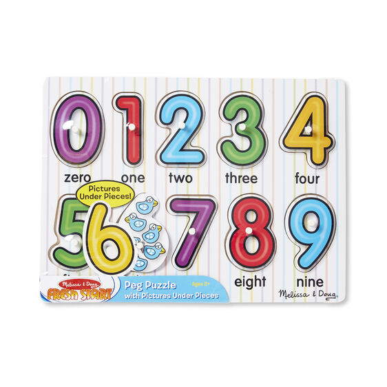 3273 - See-Inside Numbers Peg Puzzle