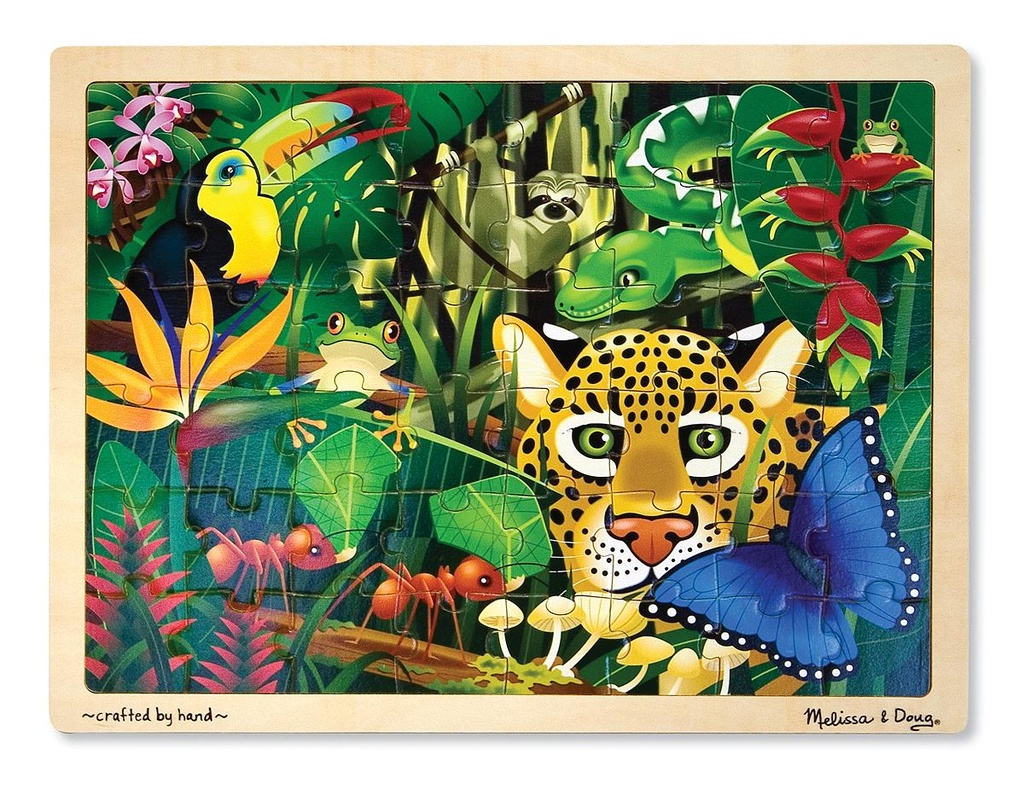 3803 - Wooden Rainforest Tray Puzzle (48 pc)