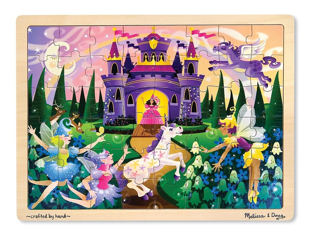 3804 - Wooden Fairy Fantasy Tray Puzzle (48 pc)