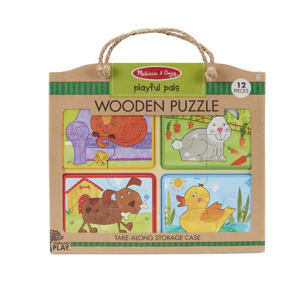 31364 - NP Wooden Puzzle: Playful Pals