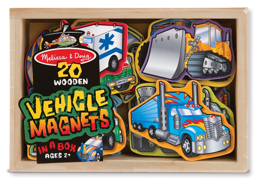 8588 - Wooden Vehicle Magnets