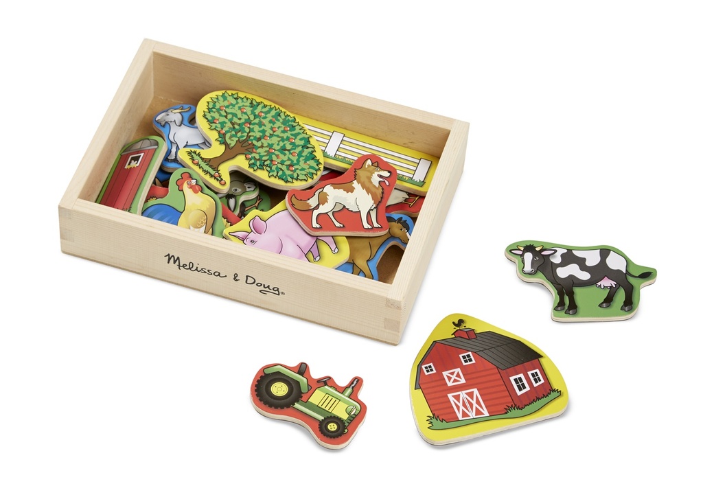 9279 - Wooden Farm Magnets