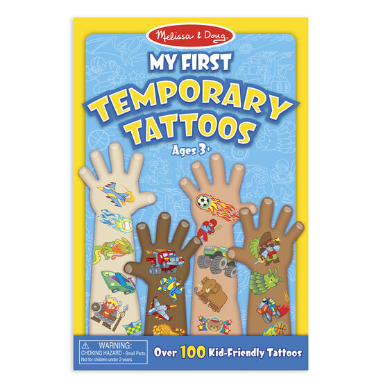 2947 - My First Temporary Tattoos - Blue