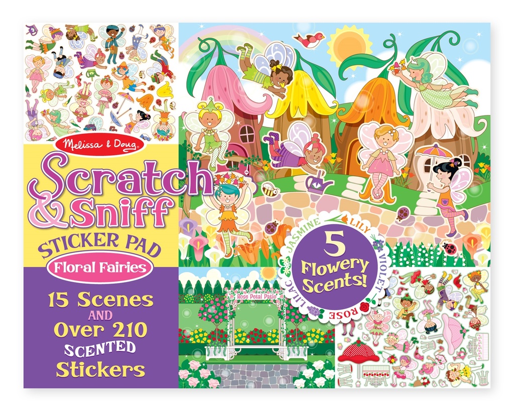 9148 - Scratch and Sniff Floral Fairies