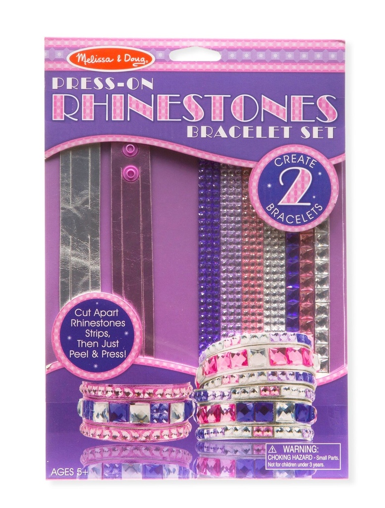 9244 - Press-on Rhinestone Bracelet