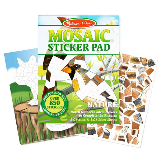 30162 - Mosaic Sticker Pad - Nature