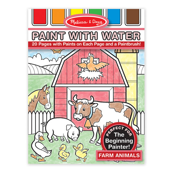 4165 - Paint with Water - Farm Animals 