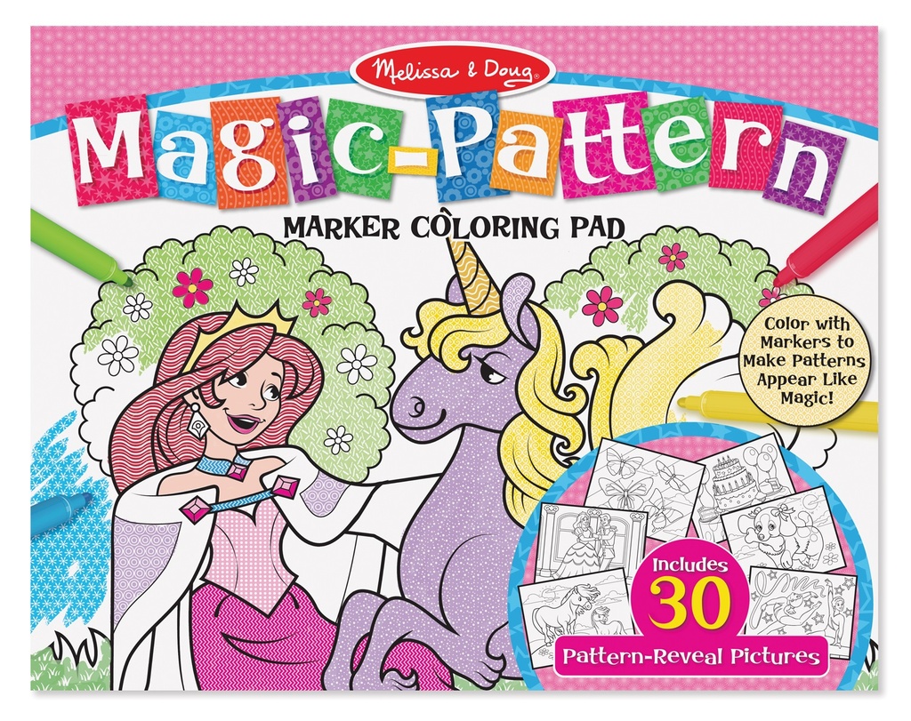 9432 - Pink Magic Pattern Colouring Pad