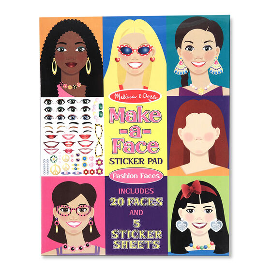4195 - Make-A-Face Sticker Pad