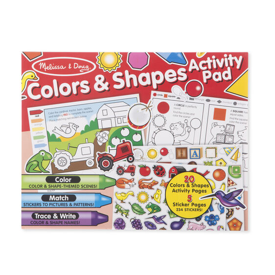 8564 - Colours and Shapes ACTIVITY PAD