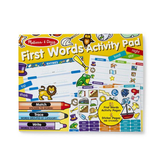 30530 - First Words ACTIVITY PAD