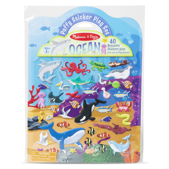 30520 - Puffy Sticker - Ocean Puffy Sticker Play Set - Ocean