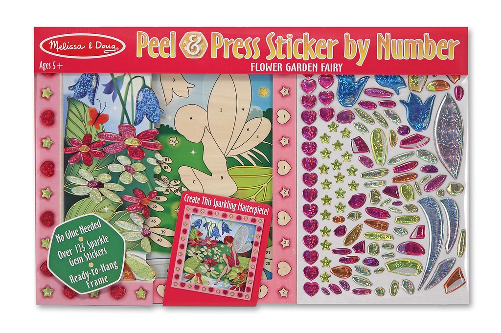 4299 - Sticker by Number - Flower Garden Fairy