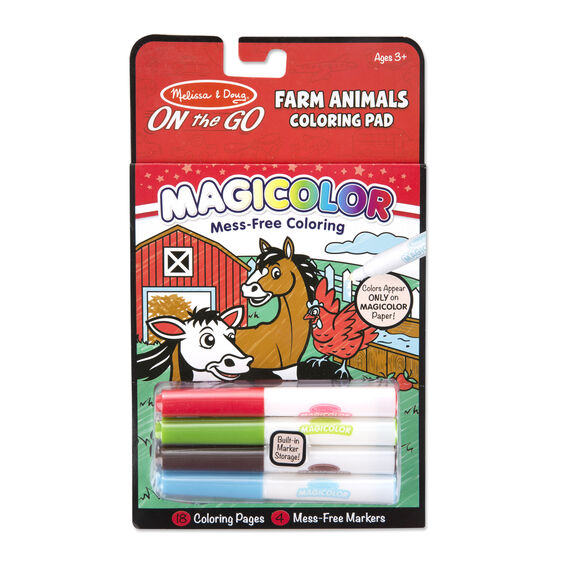 9126 - Magicolour Pad - Farm Animals On the Go