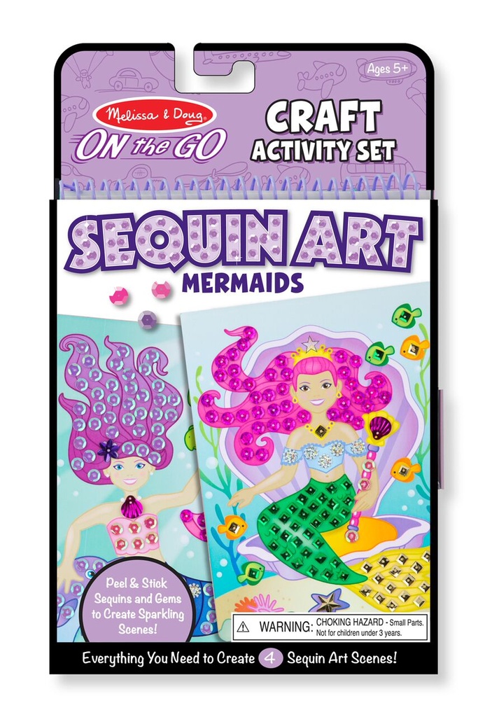 9437 - On the Go - Sequin Art - Mermaids