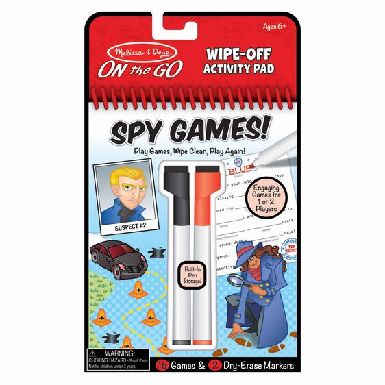 30170 - Wipe-Off ACTIVITY PAD - Spy
