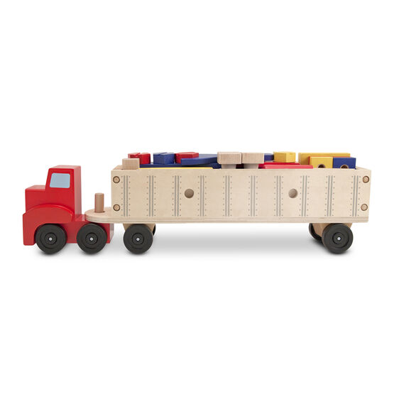 2758 - Big Rig Building Truck Wooden Set