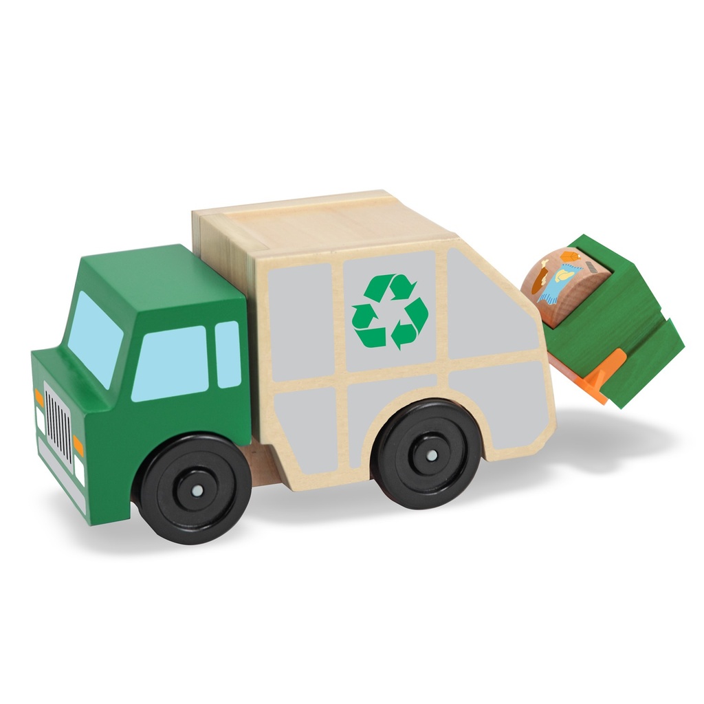 4549 - Wooden Garbage Truck