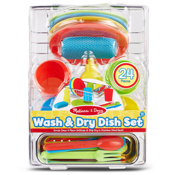 4282 - Lets Play House! Wash &amp; Dry Dish Set