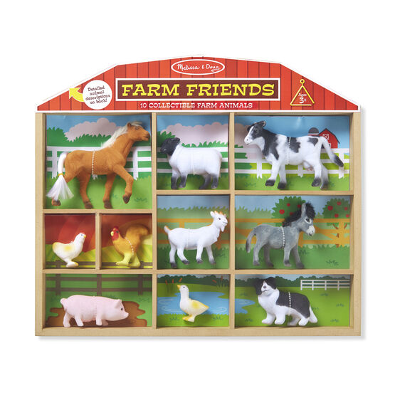 594 - Farm Friends - 10 Collectible Farm Animals