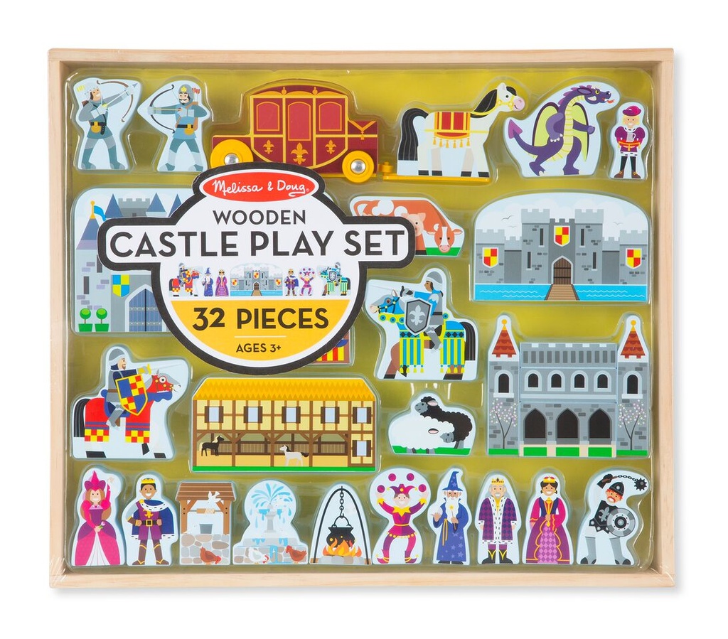 979 - Wooden Castle Play Set