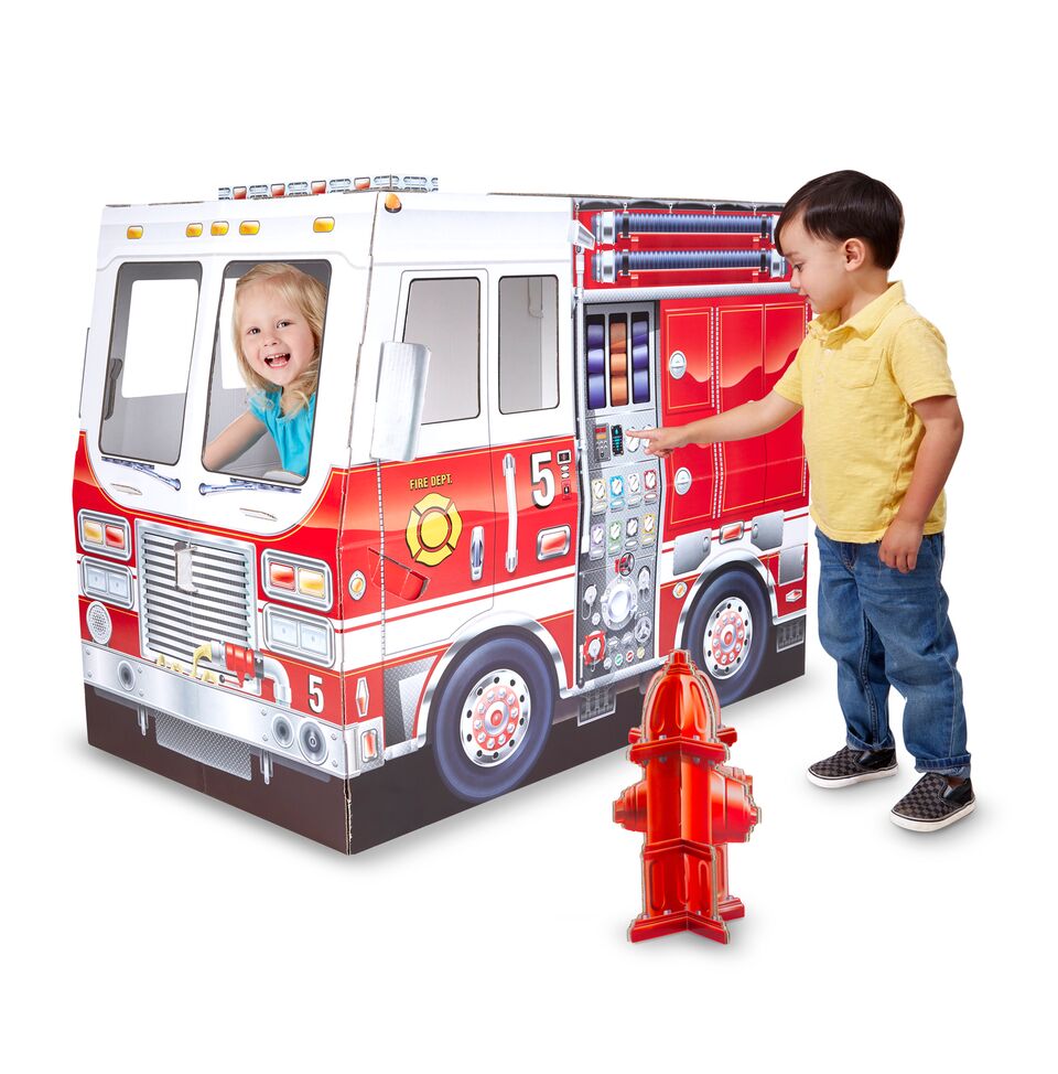 5511 - Cardboard Structure - Fire Truck