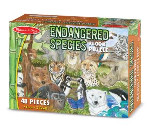 4437 - Endangered Species Floor Puzzle (48 pc)