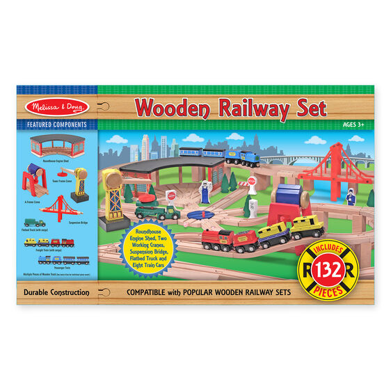 701 - Wooden Railway Set