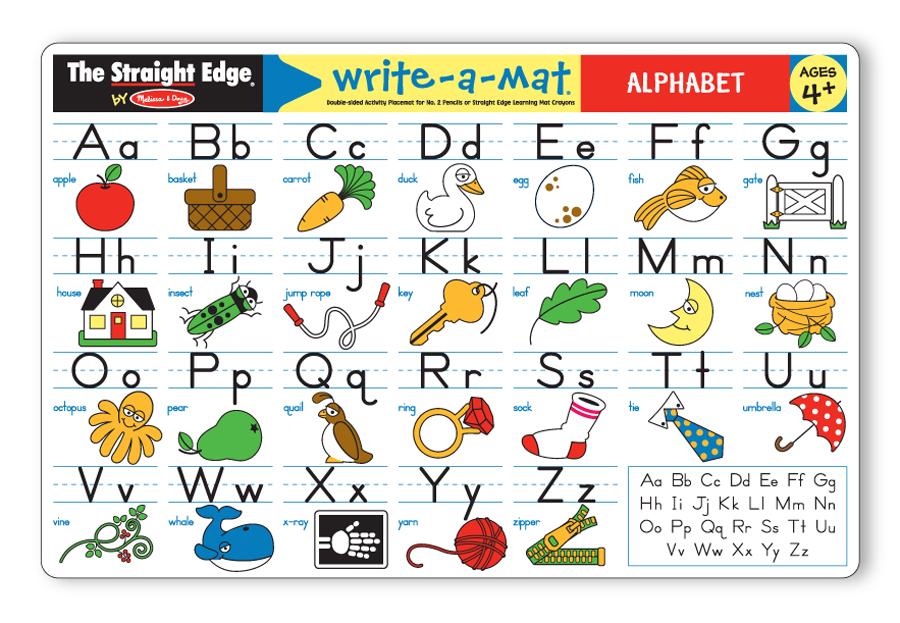 5028 - Alphabet Write-A-Mat (Bundle of 6)