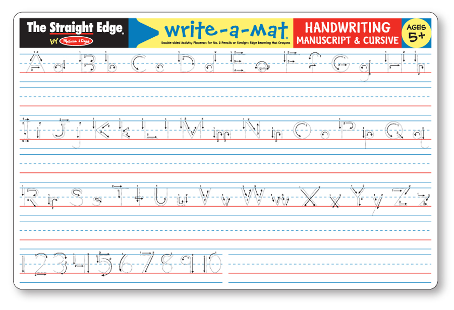 5035 - Handwriting Write-A-Mat (6 in a bundle)