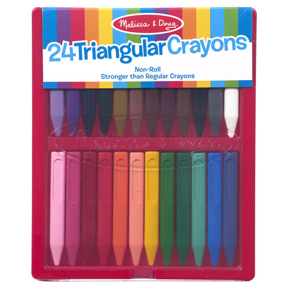 4136 - Triangular Crayon Set (24 pc)