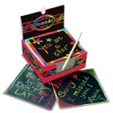 5945 - Rainbow Mini Scratch Art Notes (125 Notecards)