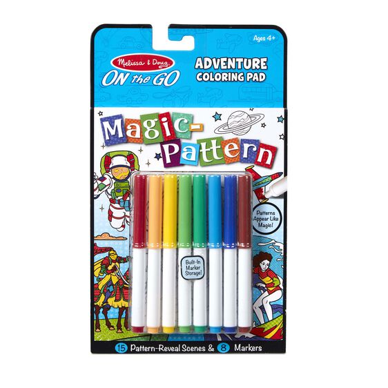 Magic-Pattern - Adventure Coloring Pad - On the Go Travel Activity