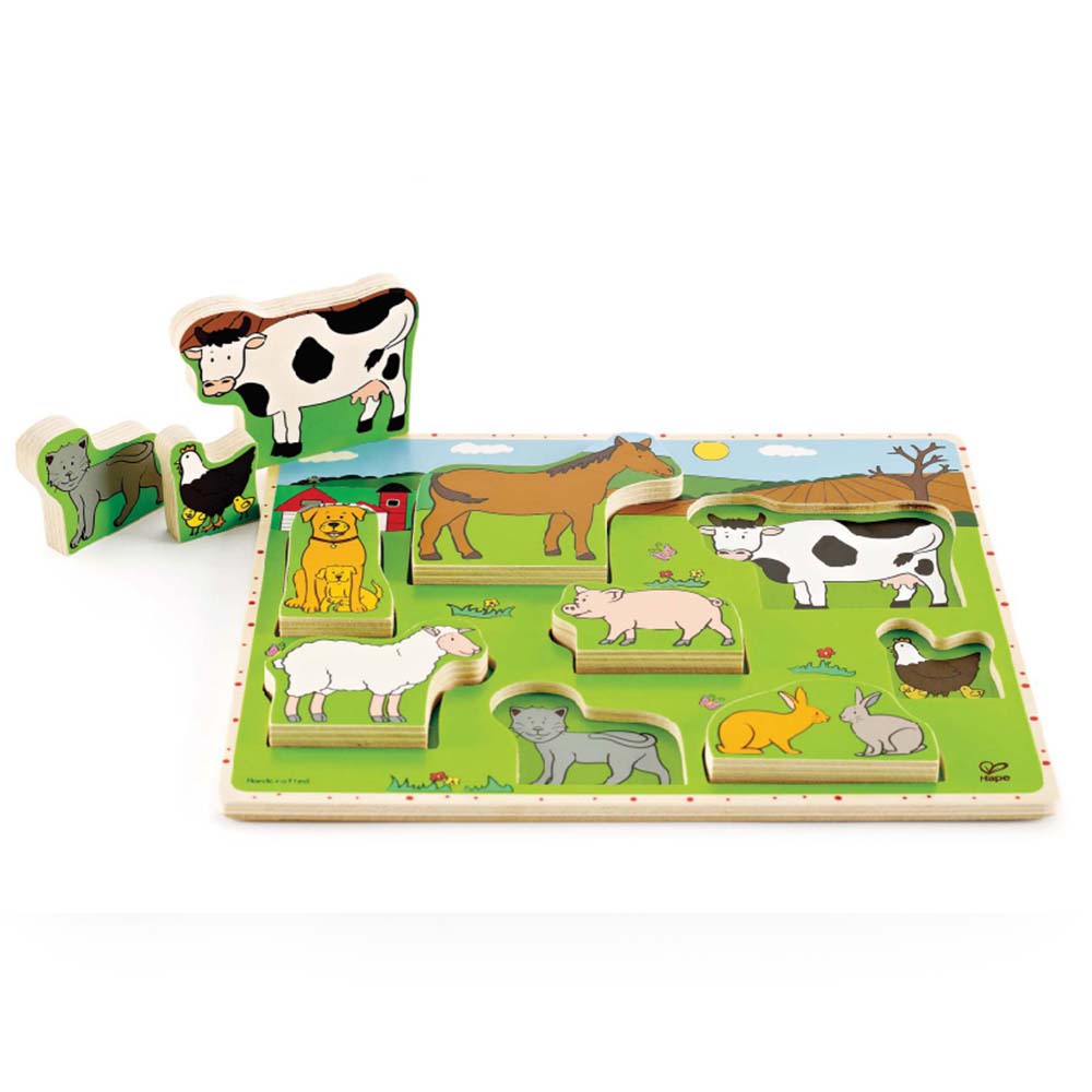 E1450 - 3D Puzzle - Farm Animals - 8pcs