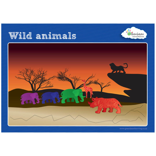 EDX13026A - Activity Cards - Wild Animal Counters