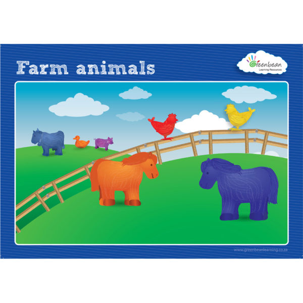 EDX13200A - Activity Cards - Farm Animals Counters