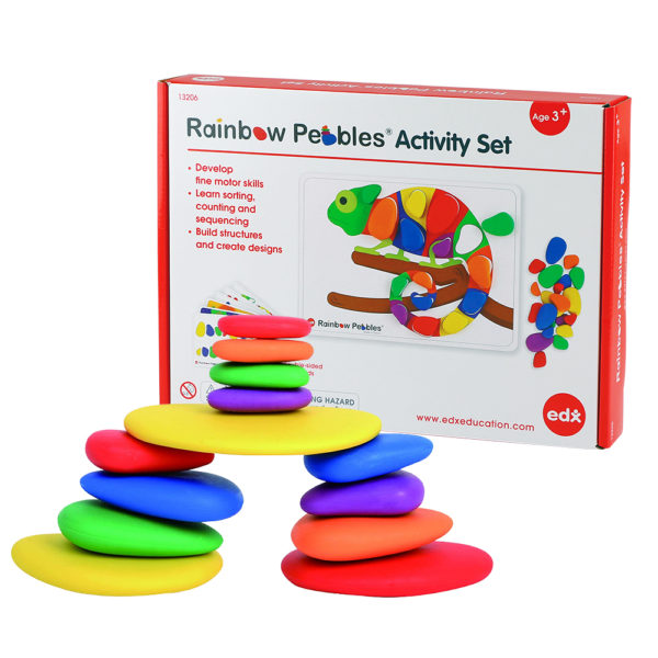 EDX13206 - Rainbow Pebbles - Activity Set - 12 Cards - 48pcs