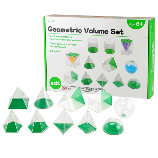 EDX21335 - Geometric VOLUME Set - 8cm - 14pcs